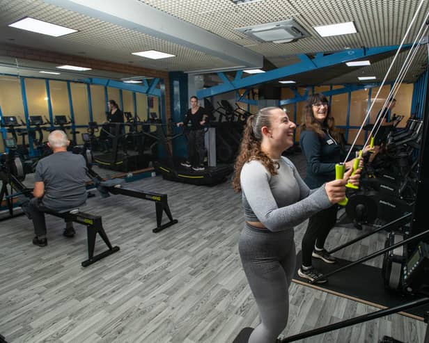 The refurbished gym at Bourne Leisure Centre.