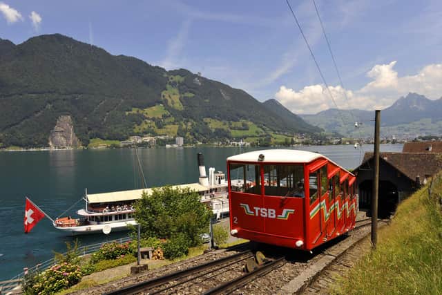 William Tell tales abound as Treib Seelisberg Bahn climbs to "cradle of Switzerland" Seelisberg (Luzern Tourismus)