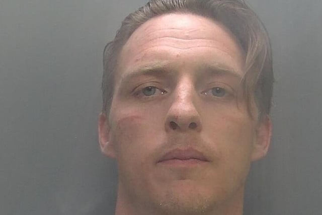 Sam Claydon, 39, of Flore Close was jailed for five and half years after he assaulted a taxi driver. He admitted to causing grievous bodily harm with intent, possession of an offensive weapon and criminal damage