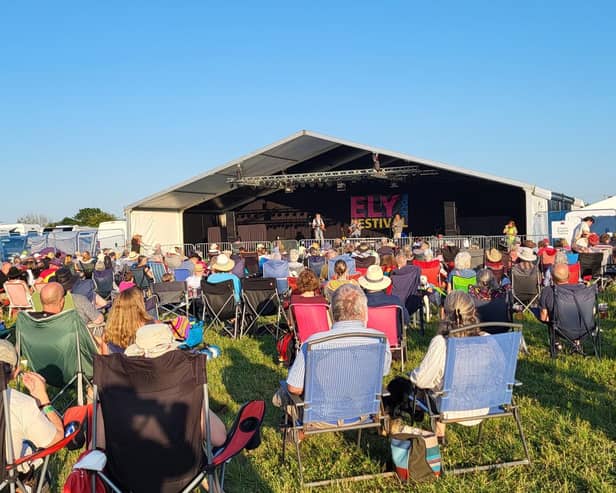 A crowd shot from Ely Folk Festival which returns in July