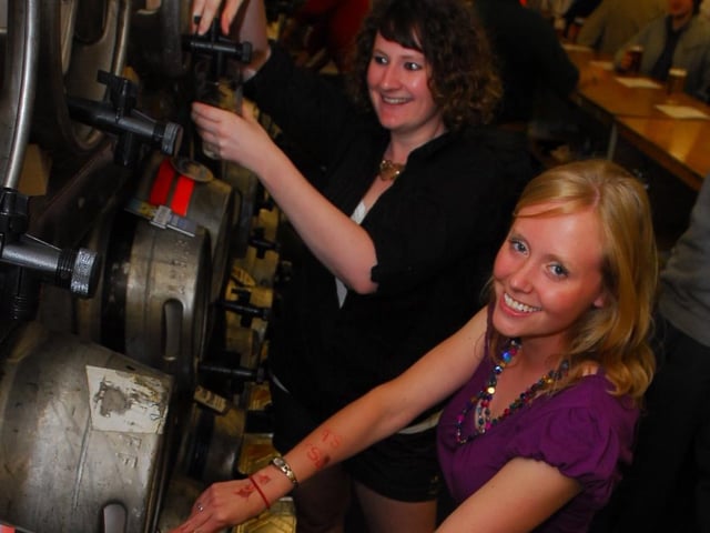 Peterborough Rugby Club Beer Festival in May 2009