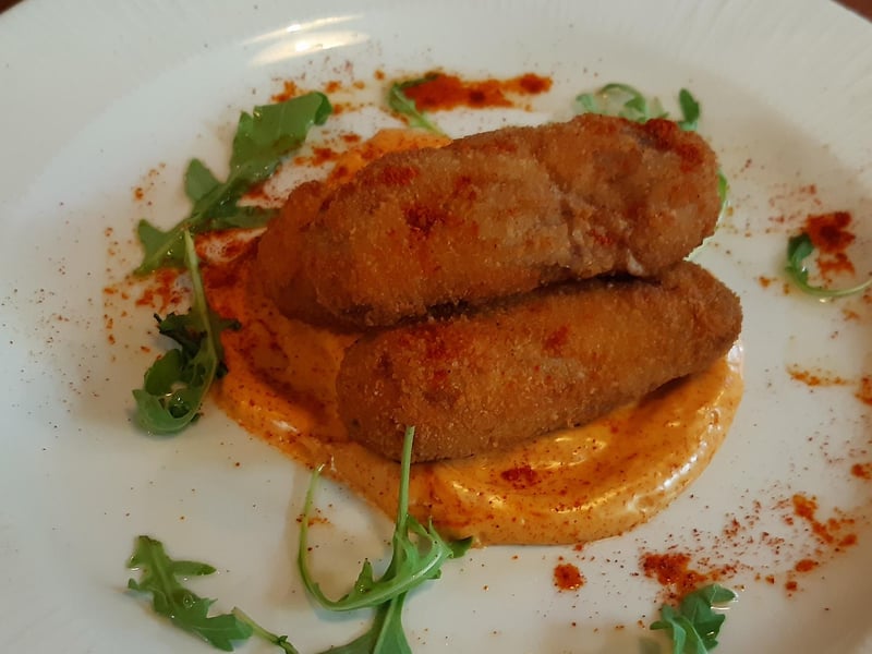 braised beef and bechamel croquettes  - from the new small plates at Middletons Steakhouse and Grill in Bridge Street, Peterborough