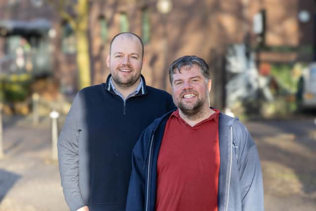 Will Jordan (left), and fellow Co-Founder Dave Hall.