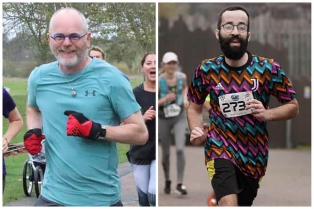Andrew and Pete, who will be taking on the 5k a day challenge.