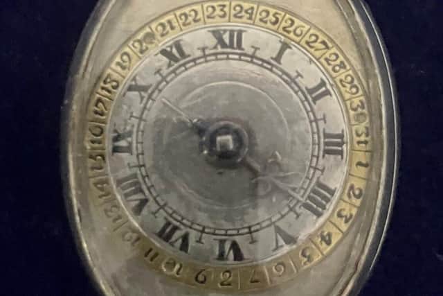The face of Cromwell's watch