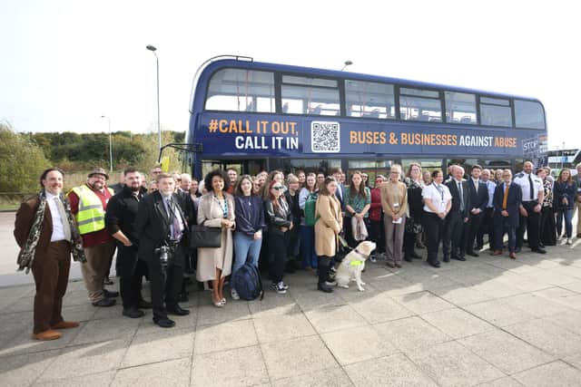 The launch of Buses and Businesses Against Abuse