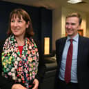 Shadow Chancellor Rachel Reeves and Andrew Pakes, Labour candidate for Peterborough.