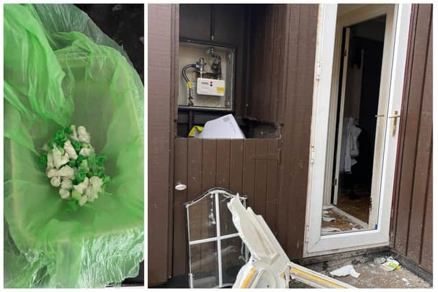 Police raided the home on Wednesday