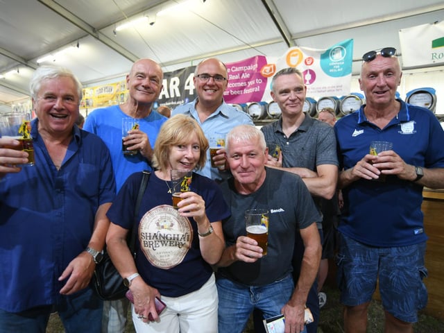 The festival, with more than 300 beers, will be serving punters until Saturday night.