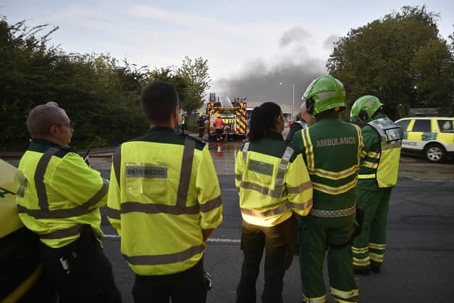 Paramedics, police and firefighters on the scene back in 2019. Thankfully no-one was hurt.