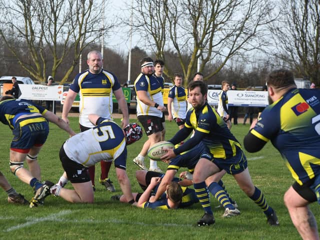 Action from Thorney v March Bears (white). Photo: David Lowndes.