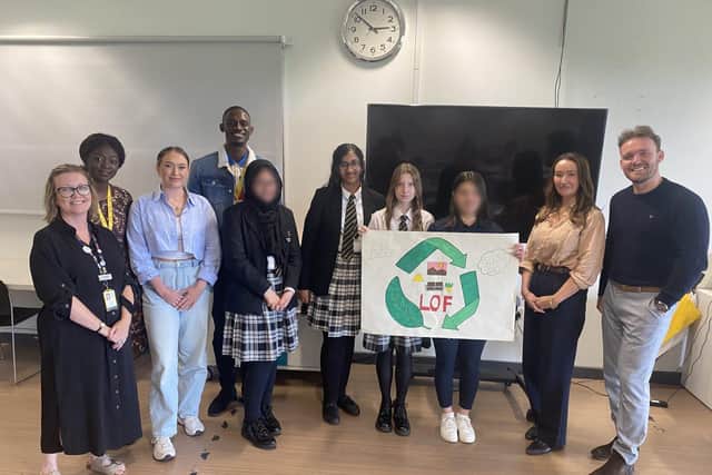 Enterprise Week Winning Team with LOF Office Furniture and ARU Peterborough