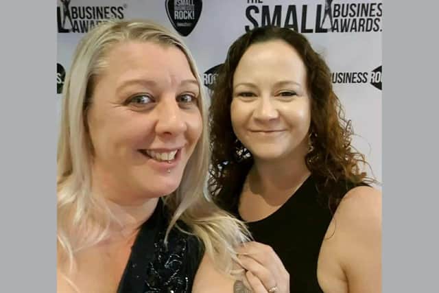 Family friend Heidi Lovely, left, pictured with Harry's mum Georgina.