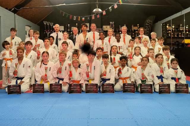 Haoto Karate Club students at their own tournament.