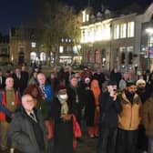 Inter Faith vigil on Cathedral Square to support the Turkey and Syria earthquake victims.
