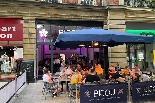 Bijou in Bridge Street had advertised for waiting staff and a cocktail bartender.