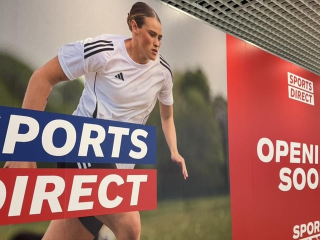 New hoardings have been installed.