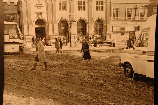 1988 snow fall in Peterborough   city centre