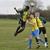 Peterborough Rangers (green and yellow) in action earlier this season. Photo: David Lowndes.