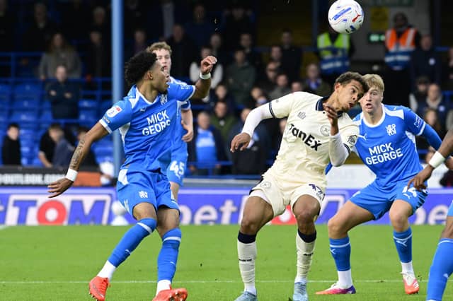 Ethan Williams in action for Posh v Burton. Photo David Lowndes