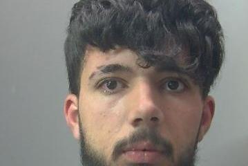 Ahmed Hamad (20) of no fixed address, was found inside a Peterborough home which had a table with drugs on it. He was jailed for a year after admitting possession with intent to supply cannabis.