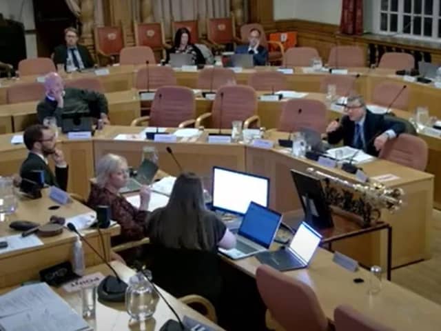 Most of Peterborough City Council's Conservative group left the meeting partway through