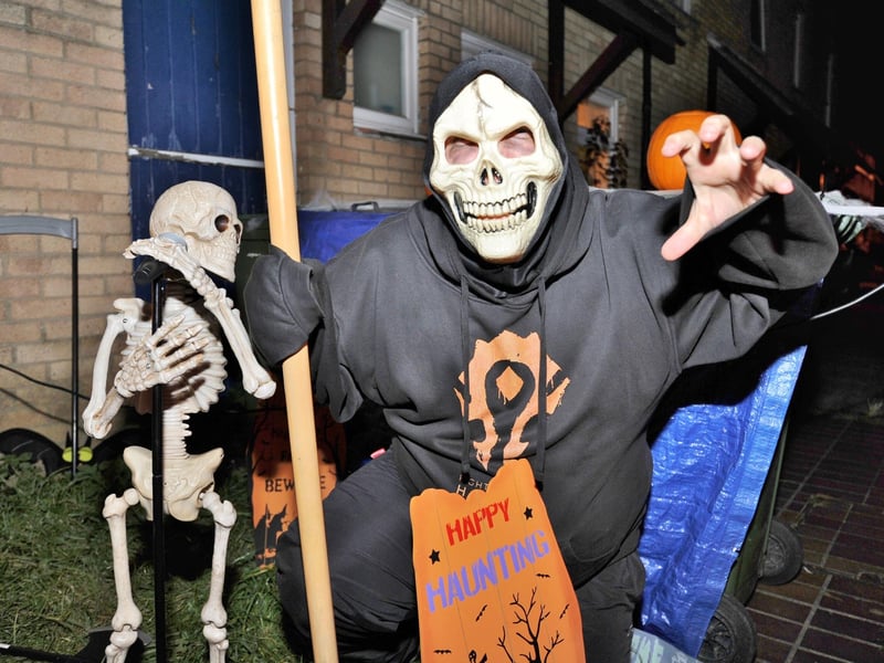 Taken in 2017. Halloween House at Bringhurst, Orton Goldhay.