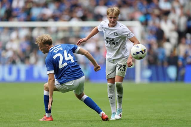 Harley Mills in action for Posh. (Photo by Francois Nel/Getty Images)