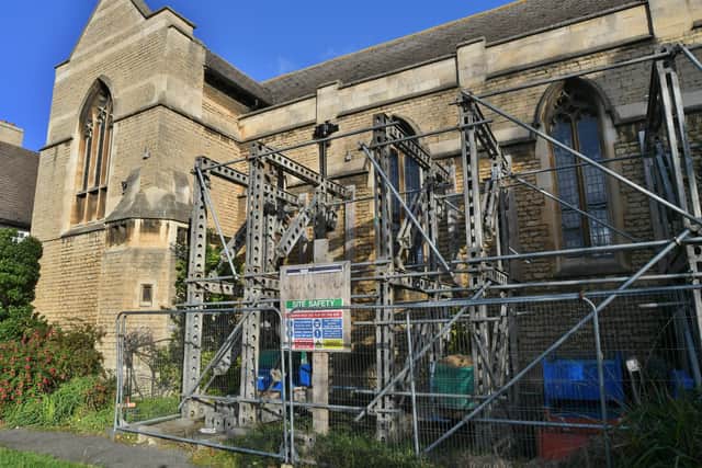 St Peter and All Souls church is in danger of collapse.