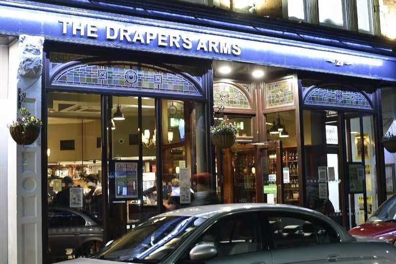 The Draper's Arms, in Cowgate, which is in the building once occupied Armstrongs curtain shop