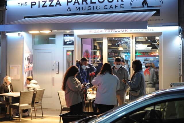 The Pizza Parlour in Cowgate.
