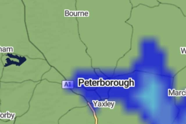 Some areas will see very heavy rainfall, with up to 8mm per hour possible