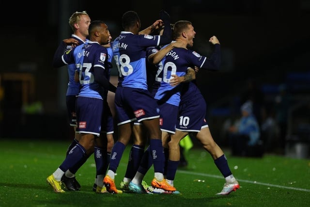 Wycombe Wanderers - 22nd in the Championship in the 2020/21 season