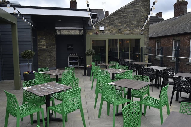 The Draper's Arms roof terrace in Cowgate