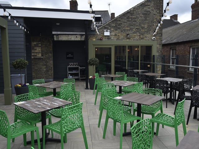 The Draper's Arms roof terrace in Cowgate