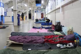 Many of those who took part in the Big Sleep Out event at Peterborough United slept on concrete floors amid temperatures close to zero.