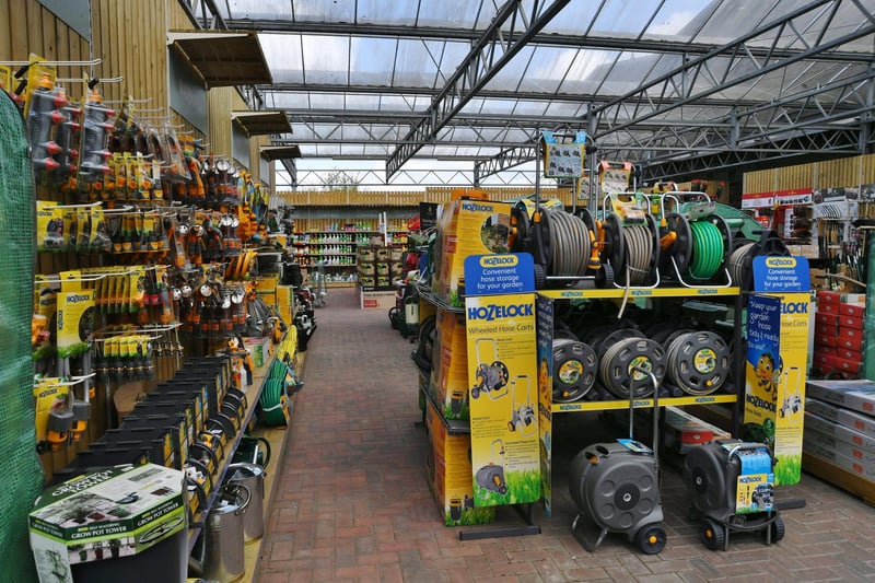 Garden products at the Blue Diamond Home and Garden Centre in Peterborough.