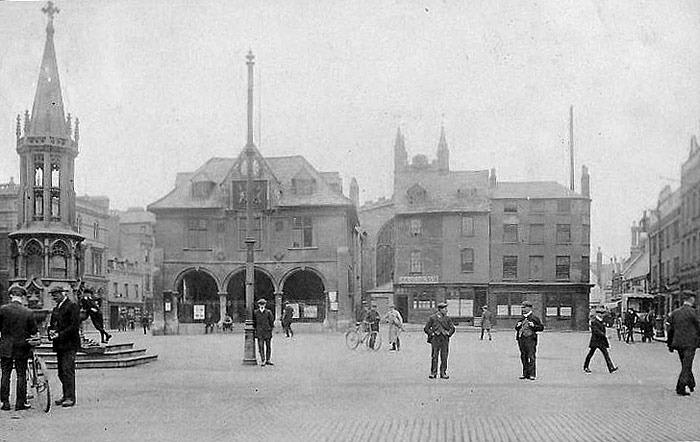 This beautiful rare photo shows Church Street onlooking Cowgate. It is a photo from the year 1897 and there is a gate on Cowgate in which I think it was named. To the left, two of these buildings now survive, which are now Ladbrokes and Lakeland.