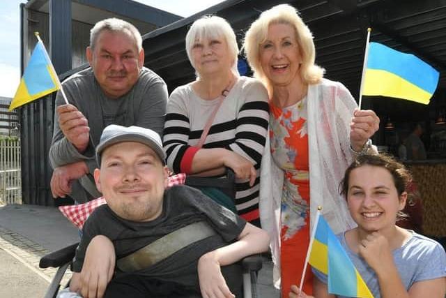 Disabled Ukrainian refugee, Max Yaschenko, 31, and his parents, Vitaliy, 58, and Sveta, 59, escaped their war-torn home in a village near Chernihiv, Ukraine, after it was bombed by Russian forces in March. The family came to Peterborough with the help of residents John and Rosie Sandall, who have been friends with the family for 25 years. Max told the Peterborough Telegraph of the terror of Russian soldiers shooting at them and bombing their home.