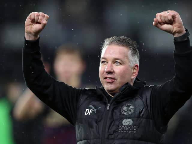 Posh boss Darren Ferguson will attempt to steer his side to the top of League One on Saturday. Photo: Joe Dent/theposh.com.