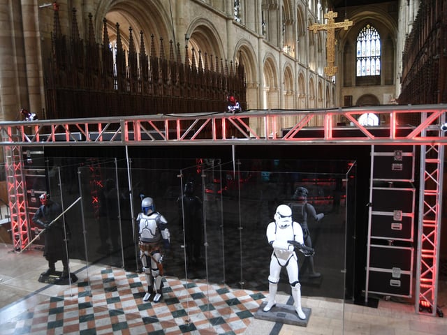 There are hundreds of exhibits on display.