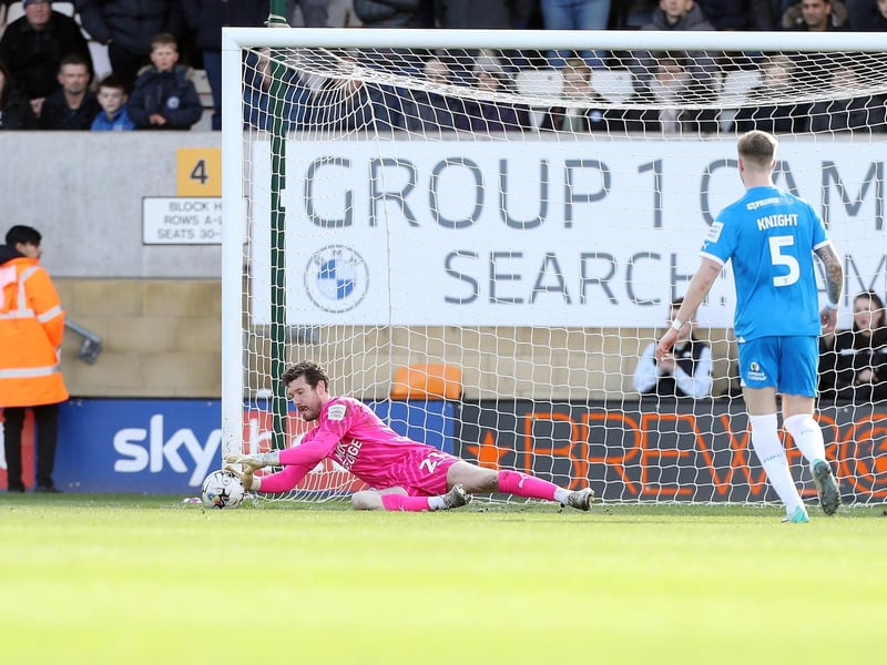 Stood little chance with the goal and had to make several good saves a crucial times, at the start of the second half and right at the end, to preserve Posh's leads. Was confident coming out for crosses as well, which was important against a big side. 7.