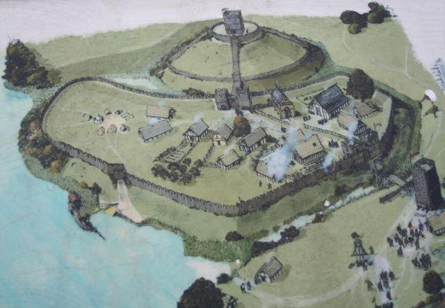 Huntingdon Castle was a 1068 Norman motte-and-bailey fortress built for William the Conqueror to control a vital River Great Ouse crossing. The castle was a major royal stronghold during the Anarchy before being dismantled in 1174, with only earthen mounds and a scheduled monument remaining today.