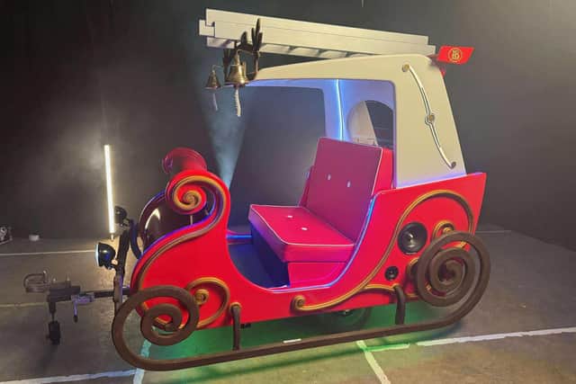 PVFB's new Santa Sleigh - coming to a street near you this Christmas.