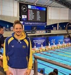 Hannah Willis at the British Championships.