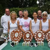 Finalists at the Longthorpe Lawn Tennis Club event