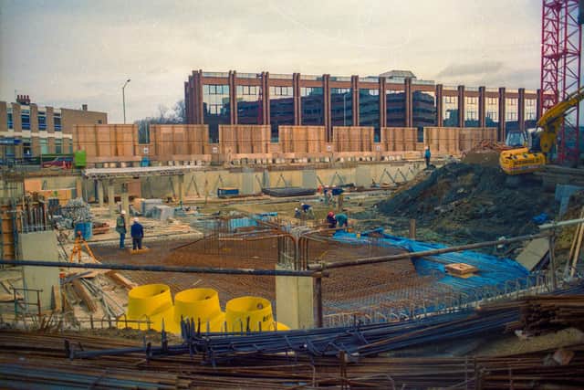 City Council offices known as Bayard Place - now Bayard Plaza - being built in the early 1990s