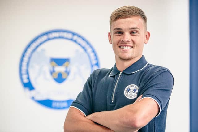 Peterborough United's new signing Archie Collins. Photo: Joe Dent.