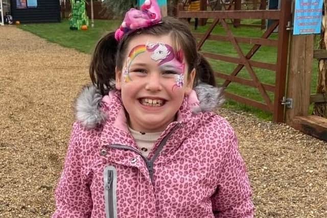 Grace has been diagnosed with a number of rare conditions. Photo: Jo Bucknell-Smith