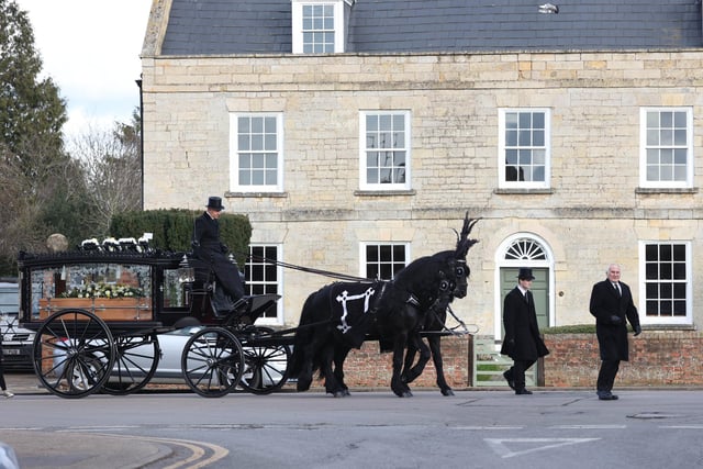 Horses were significant for Ifor's funeral as he was a huge animal lover.